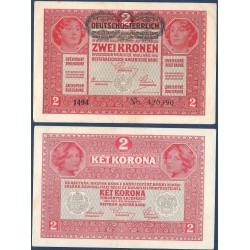 Autriche Pick N°50, Billet de banque de 2 Kronen 1919