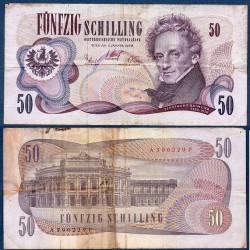 Autriche Pick N°143, Billet de banque de 50 schilling 1970
