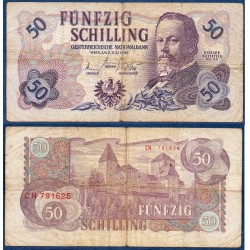 Autriche Pick N°137, TB Billet de banque de 50 schilling 1962