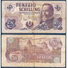 Autriche Pick N°137, TB Billet de banque de 50 schilling 1962