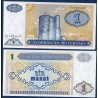 Azerbaïdjan Pick N°14, Billet de banque de 1 Manat 1993