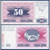 Bosnie Pick N°12a, Billet de banque de 50 Dinara 1992