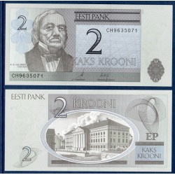 Estonie Pick N°85b, Billet de banque de 2 Krooni 2007