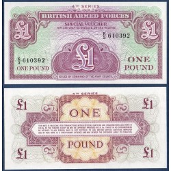 G.B. Armée Pick N°36a, Billet de banque de 1 Pound 1962