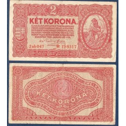 Hongrie Pick N°58.2, Billet de banque de 2 korona 1920