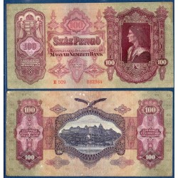 Hongrie Pick N°98, Billet de banque de 100 Pengo 1930