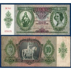 Hongrie Pick N°100, Billet de banque de 10 Pengo 1936