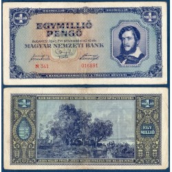 Hongrie Pick N°122, Billet de 1000000 Pengo 1945