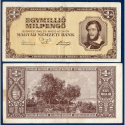 Hongrie Pick N°128, Billet de banque de 1000000 MilPengo 1946