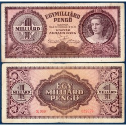 Hongrie Pick N°125, Billet de banque de 1000000000 Pengo 1946