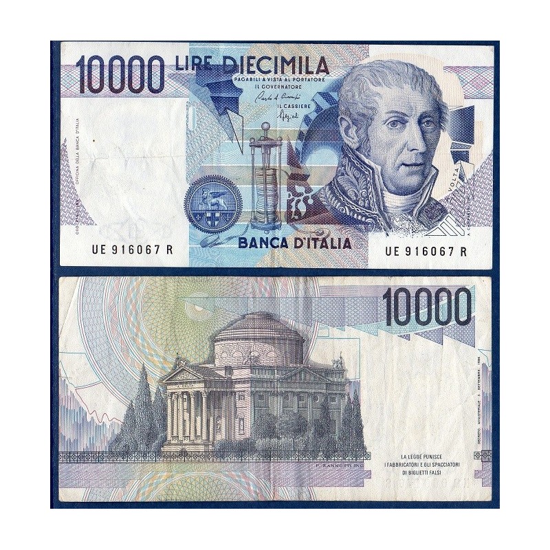 Italie Pick N°112b, Billet de banque de 10000 Lire 1984