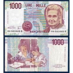 Italie Pick N°114, Billet de 1000 Lire 1990