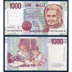 Italie Pick N°114c, Billet de banque de 1000 Lire 1990