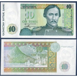 Kazakhstan P.10a, neuf Billet de 10 Tenge 1993 Shokan Valikanov