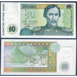 Kazakhstan Pick N°10, Billet de banque de 10 Tenge 1993
