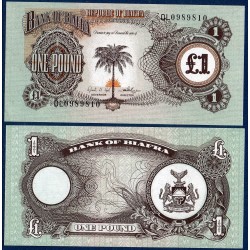 Biafra Pick N°5a, Billet de banque de 1 livre 1968-1969