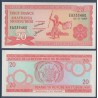 Burundi Pick N°27d, Billet de banque de 20 Francs 1997-2007