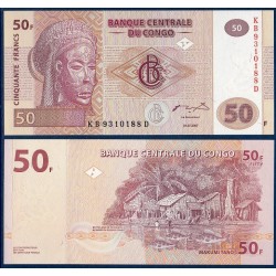 Congo Pick N°97, Billet de 50 Francs 2007