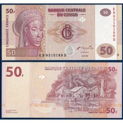 Congo Pick N°97a, Billet de banque de 50 Francs 2007