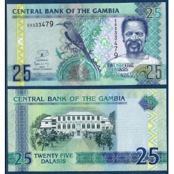 Gambie Pick N°27, Billet de banque de 25 Dalasis 2006-2013