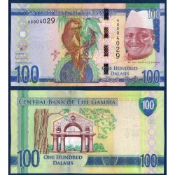 Gambie Pick N°35, Billet de banque de 100 Dalasis 2015