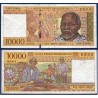 Madagascar P.79b, TTB, Billet de 10000 Francs- 2000 ariary 1995 Sculpteurs