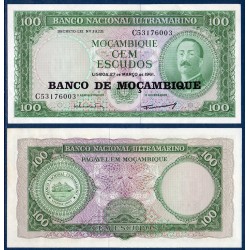 Mozambique Pick N°117, Billet de banque de 100 Escudos 1976