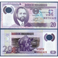 Mozambique Pick N°149a, Billet de banque de 20 meticais 2011