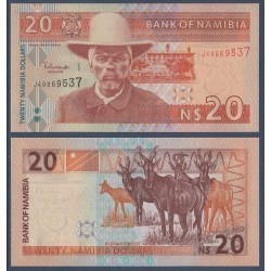 Namibie Pick N°6b, Billet de banque de 20 Dollars 2002