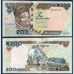 Nigeria Pick N°29i, Billet de Banque de 200 Naira 2010