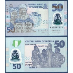 Nigeria P.40d, Neuf, Billet de 50 Naira 2013 Poissons