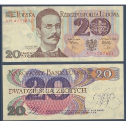 Pologne Pick N°149b, Billet de banque de 20 Zlotych 1982