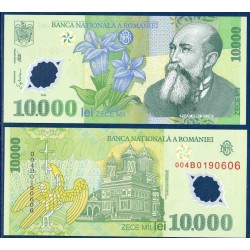 Roumanie Pick N°112, Billet de banque de 10000 leï 1999