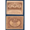 Russie Pick N°38, Billet de banque de 20 Rubles 1917
