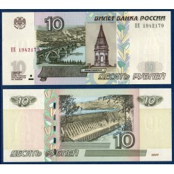 Russie Pick N°268, Billet de banque de 10 Rubles 1997