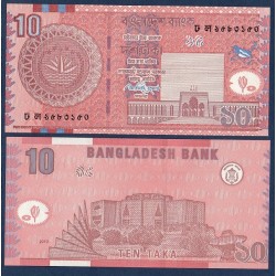 Bangladesh Pick N°47, Billet de banque de 10 Taka 2008-2010