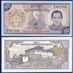 Bhoutan Pick N°22 Billet de banque de 10 Ngultrum 2000