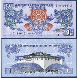 Bhoutan Pick N°27a Billet de banque de 1 Ngultrum 2006-2013
