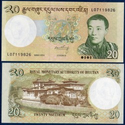 Bhoutan Pick N°30b Billet de banque de 20 Ngultrum 2013