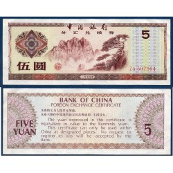 Chine Pick N°FX4, Billet de banque de 5 Yuan 1979