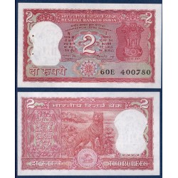 Inde Pick N°53Aa, Billet de banque de 2 Ruppes 1984-1985