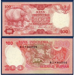 Indonésie Pick N°116, Billet de banque de 100 Rupiah 1977