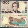 Indonésie Pick N°137b, Billet de banque de10000 Rupiah 1999