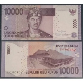 Indonésie Pick N°150e, Billet de banque de 10000 Rupiah 2013