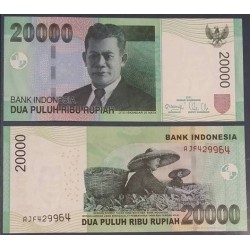 Indonésie Pick N°151a, Billet de banque de 20000 Rupiah 2011