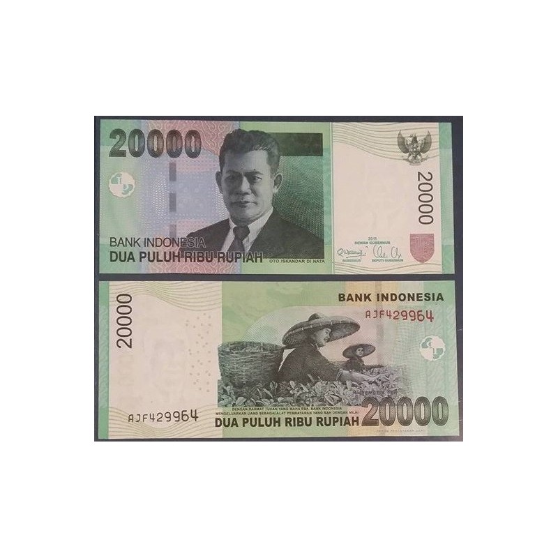 Indonésie Pick N°151a, Billet de banque de 20000 Rupiah 2011