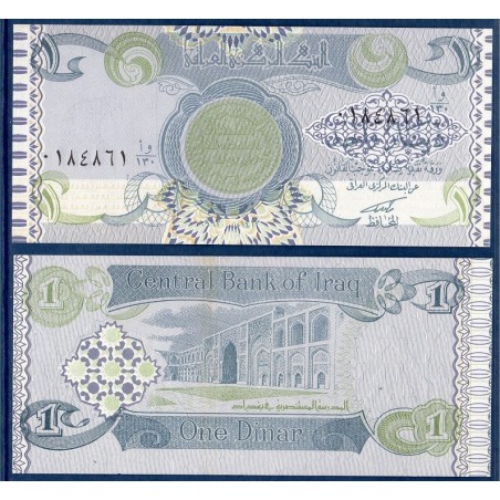 Irak Pick N°79, Billet de banque de 1 Dinar 1992