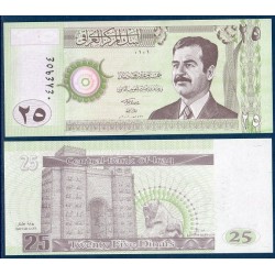 Irak Pick N°86, Billet de banque de 25 Dinars 2001