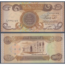 Irak Pick N°93a, Billet de banque de 1000 Dinars 2003-2013