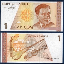 Kirghizistan Pick N°7 Billet de banque de 1 Som 1994